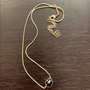 Kendra Scott Necklace Black Gold Choker Style